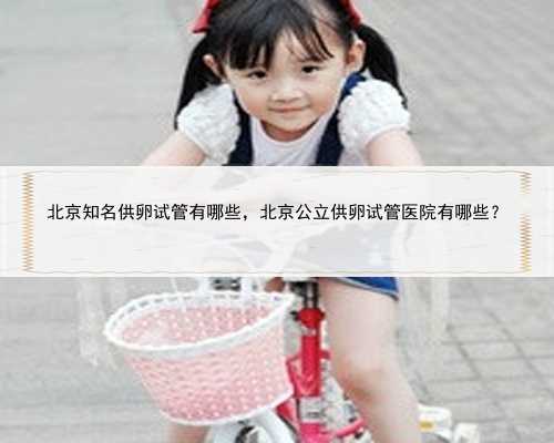 北京知名供卵试管有哪些，北京公立供卵试管医院有哪些？